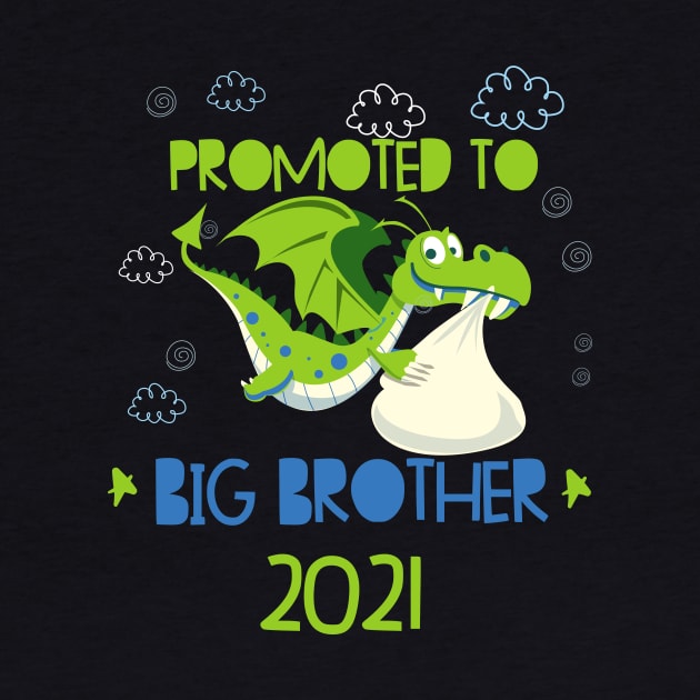 Dragon Big Brother Pregnant 2021 Gift Idea by alpmedia